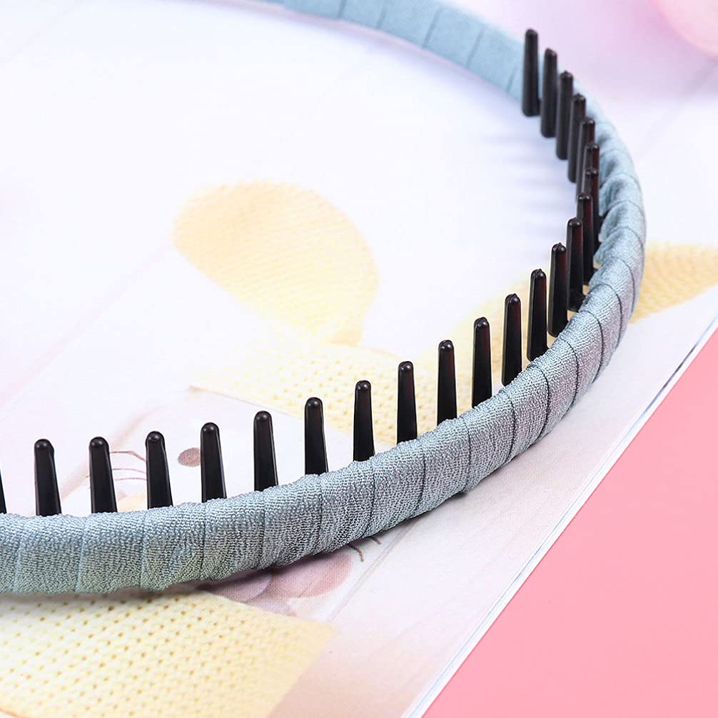 HEALLILY 8 Pack Simple Headbands for Women - Non-Slip Teeth Hair Hoops, Exquisite Hair Accessories for Girls, Home & Daily Use - Perfect for Workouts, Yoga, and Styling