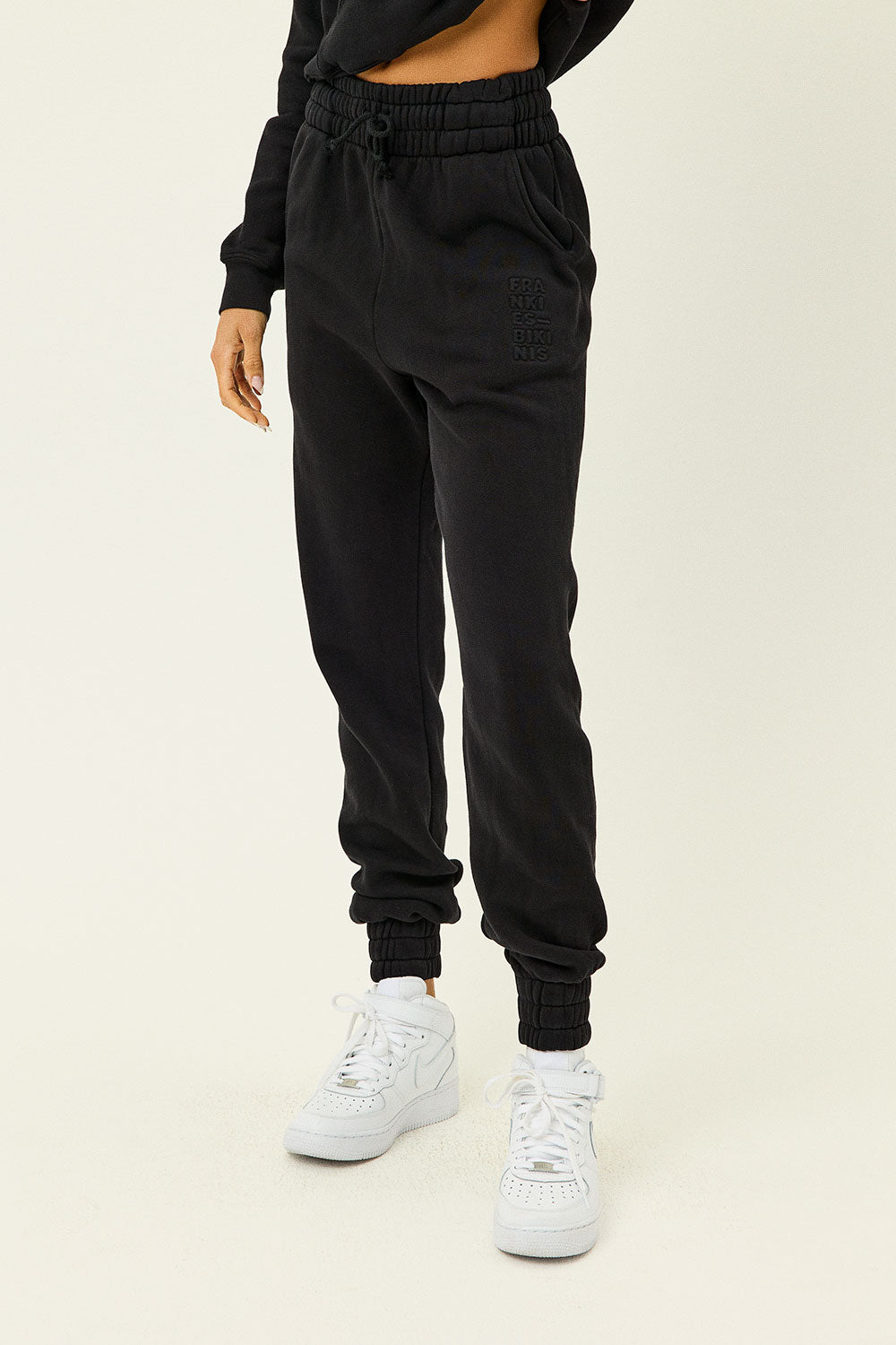 Frank Oversized Sweatpants for Men - Soft & Comfortable Black Jogger Pants - Perfect for Lounge, Gym, and Casual Wear