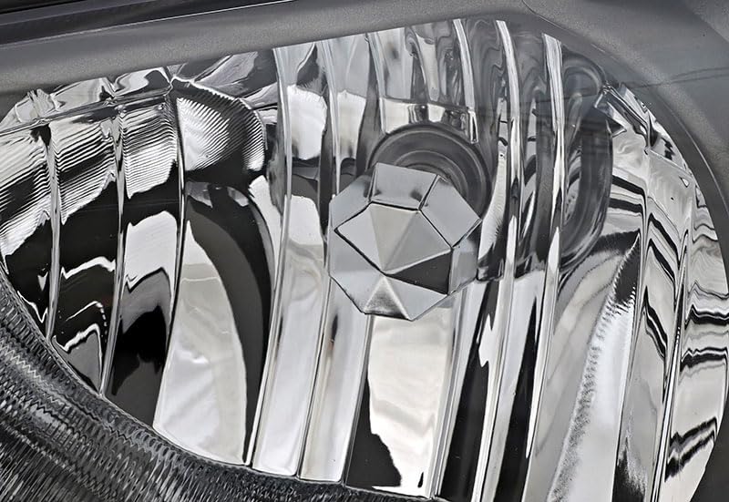 2001-2003 Hyundai Elantra Replacement Headlight Assembly Set - Halogen Compatible Left & Right Lamps for Driver and Passenger Side | Perfect for Night Driving & Road Safety