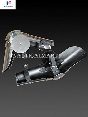 Medieval Iron Steel Arm Guard - Authentic Knight Armor Protection for LARP, Cosplay & Renaissance Fairs | Durable Gauntlet for SCA Combat & Historical Reenactments