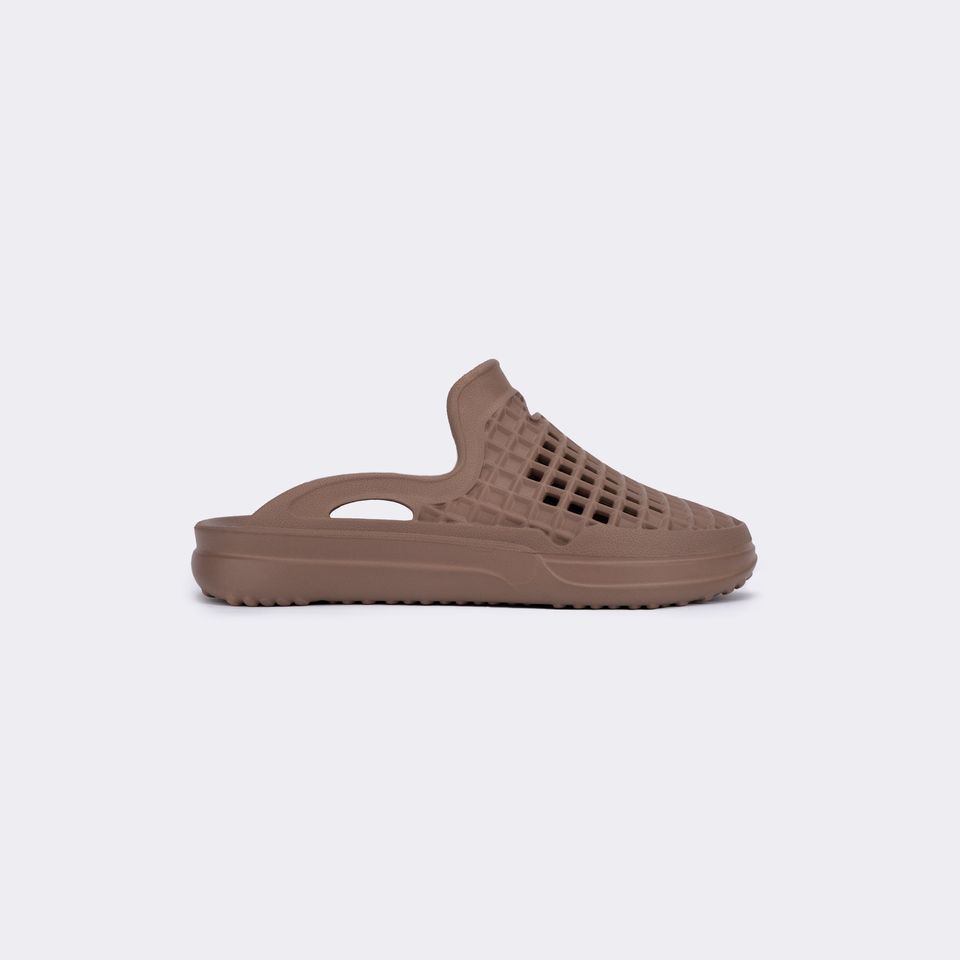 Lusso Scenario Slide Sandals for Men - Comfortable & Stylish Malt Color Slides - Perfect for Beach, Pool, and Casual Summer Wear