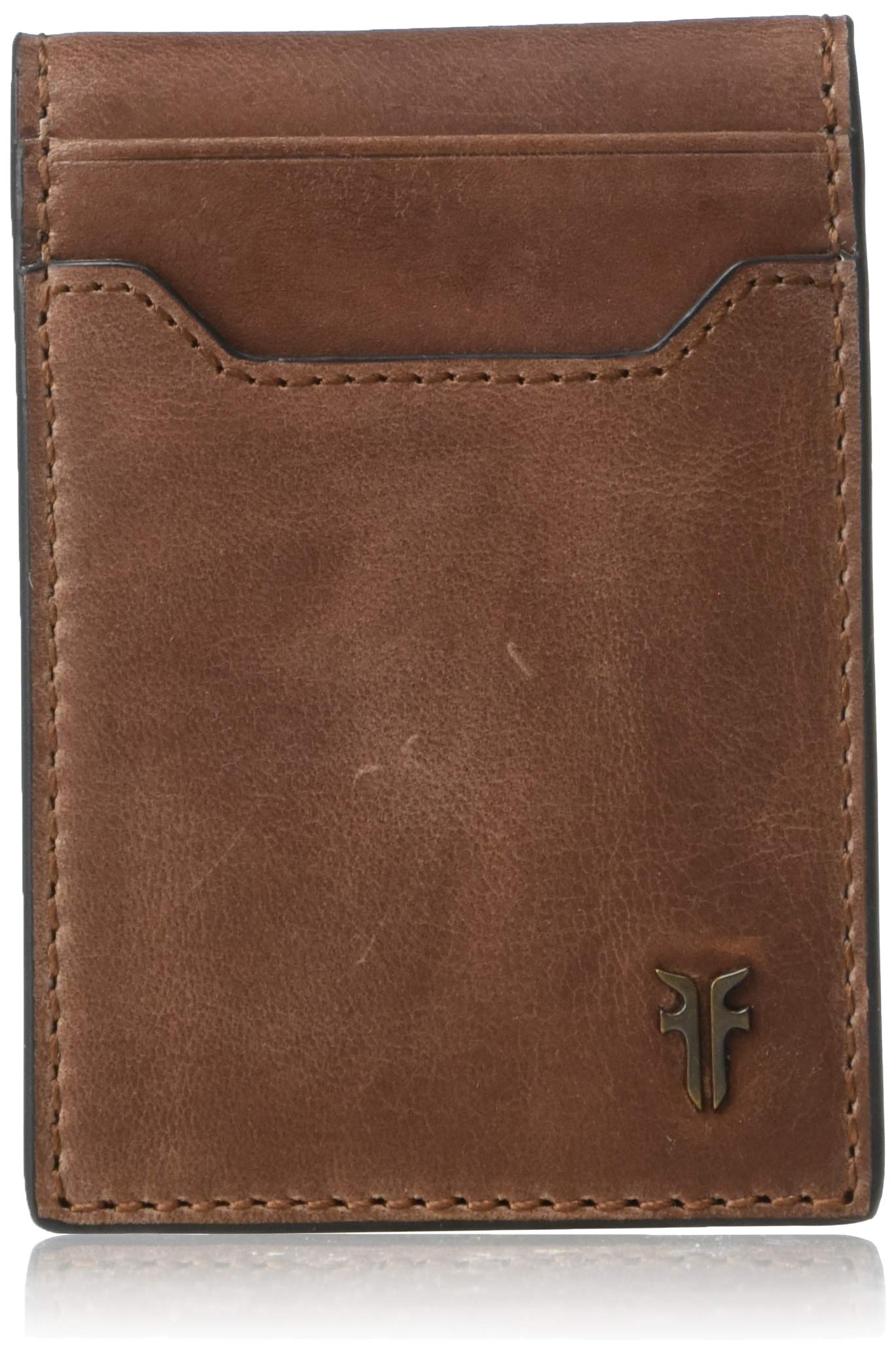 Frye Holden Genuine Leather Folded Card Case Wallet - Slim RFID Blocking ID Credit Card Holder for Men & Women | Perfect for Travel, Business, and Everyday Use