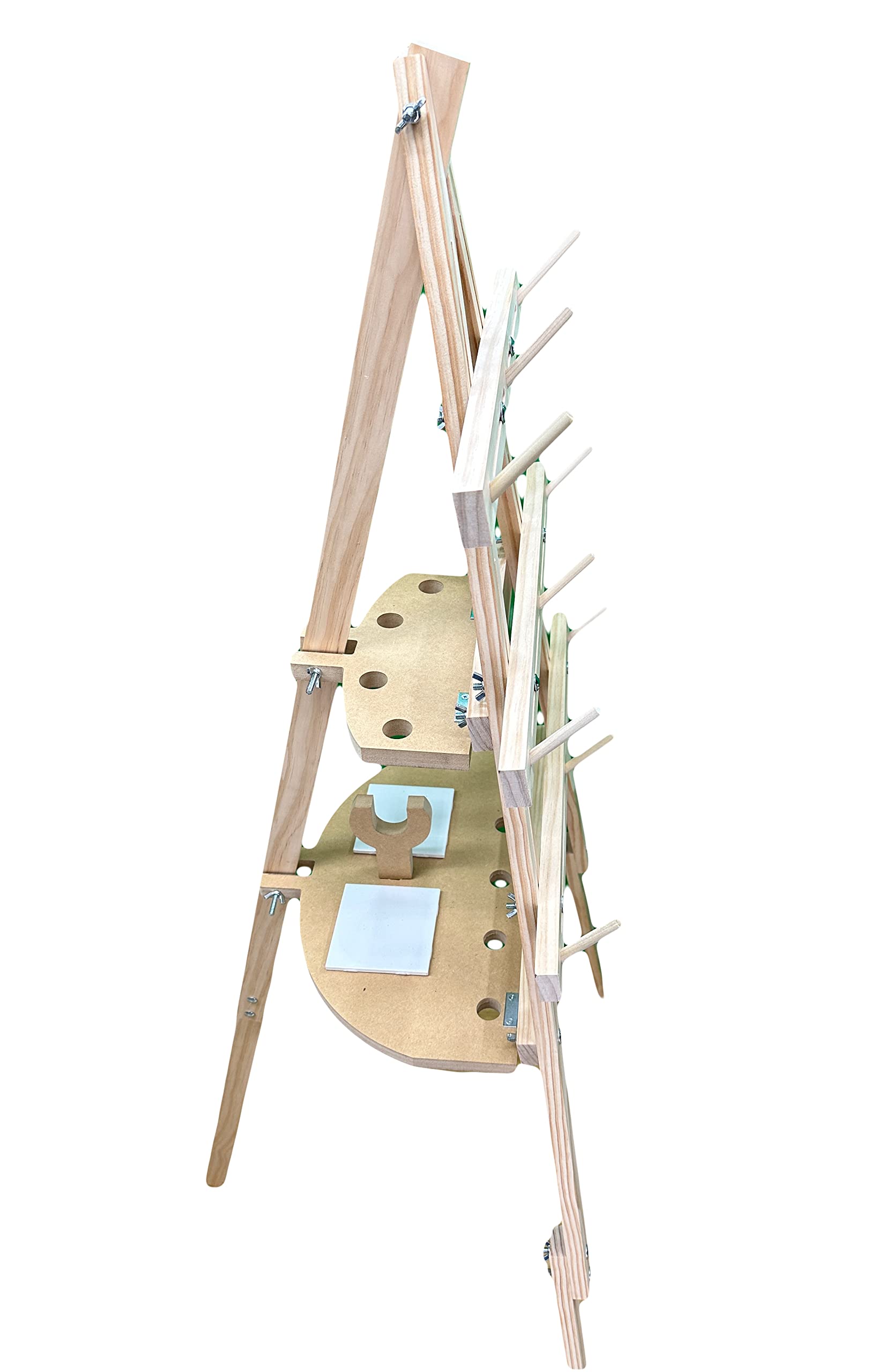 Pro Bow The Stand - Adjustable Wreath Making Stand for DIY Holiday Decorations, Christmas Wreaths & Home Crafts | Perfect for Seasonal Decor, Front Door Displays & Gift Making