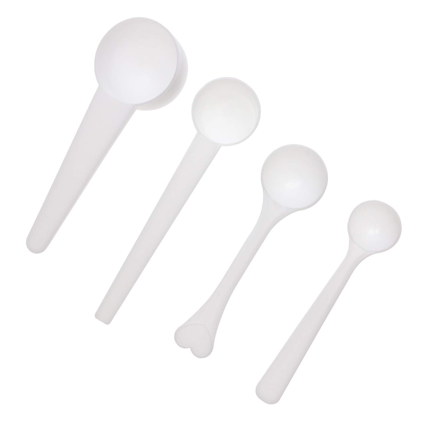 ONLYKXY 1g 3g 5g 10g Measuring Spoons Set - Stainless Steel Coffee Protein Powder Scoop for Kitchen Baking Cooking (Perfect for Coffee, Protein Shakes, Baking Ingredients & Spices)
