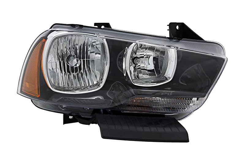 2011-2014 Dodge Charger Right Passenger Side Halogen Headlight Replacement - Perfect for Night Driving & Auto Upgrades