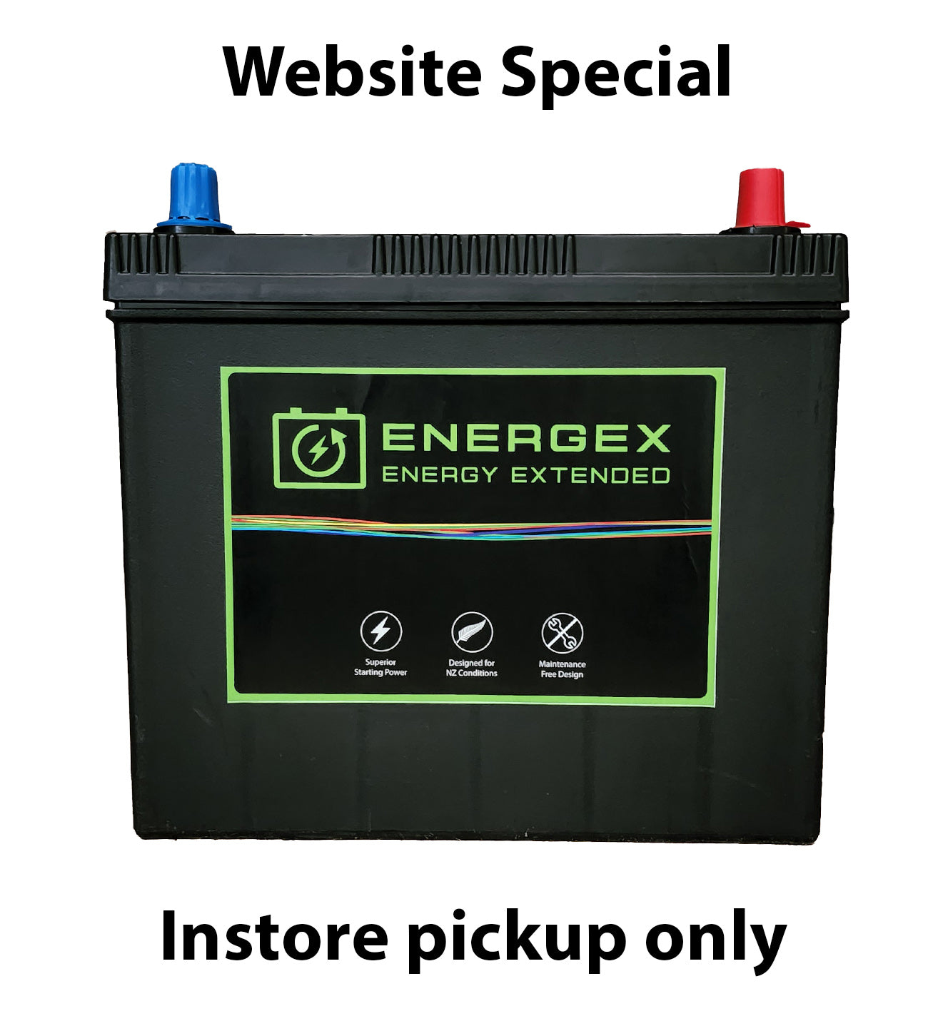 Energex Ultra High Performance NS60L/R Car Battery - Reliable Power for Cars, Trucks, and SUVs - Perfect for Cold Weather Starting and Long Road Trips