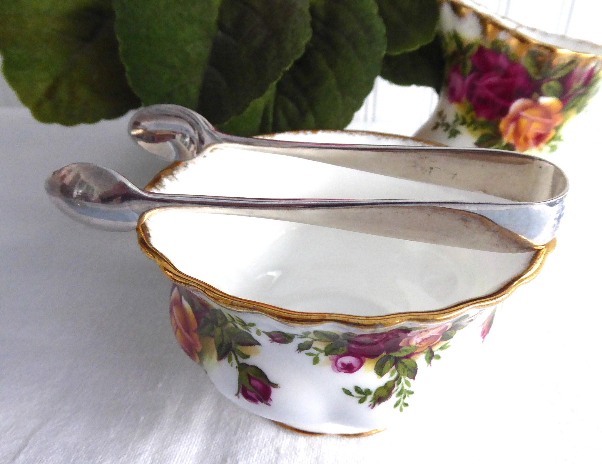 Vintage Payne Colchester 1920s EPNS Silver Sugar Tongs with Spoon Ends - Perfect for Afternoon Tea, Coffee Service & Antique Tableware Collection