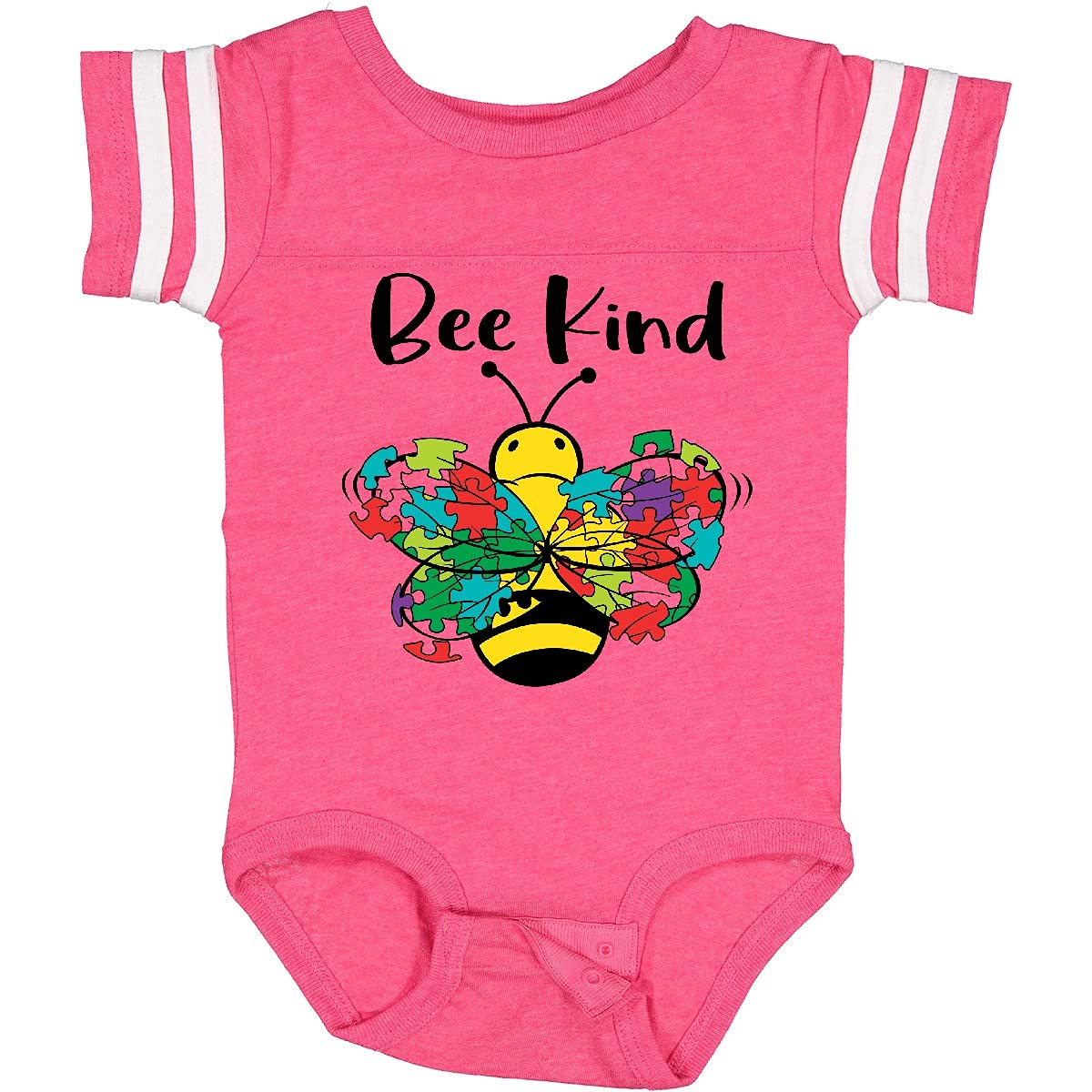 Autism Awareness Bee Kind Baby Bodysuit - Cute Infant Onesie for Autism Support & Kindness - Perfect for Awareness Events, Fundraisers & Daily Wear