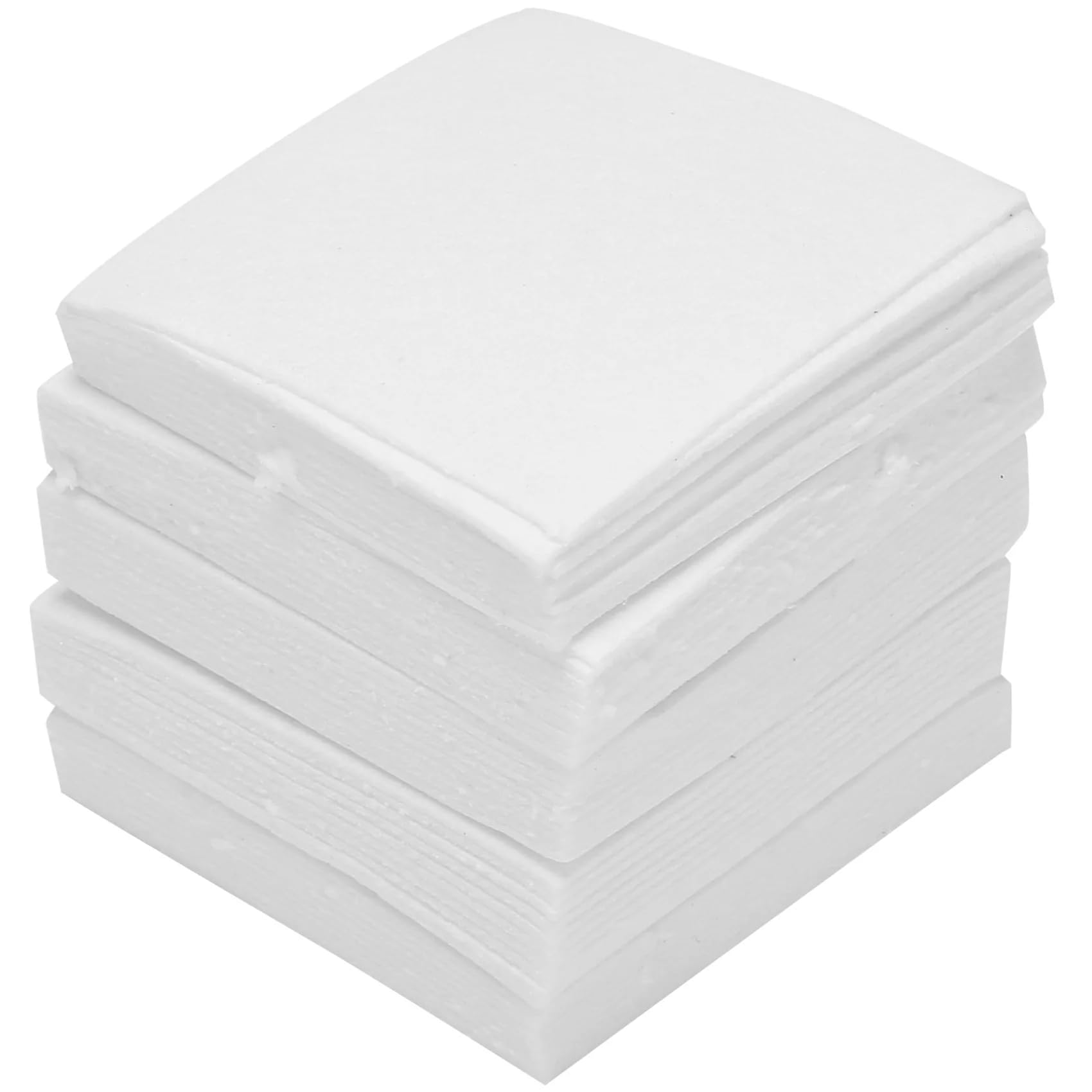 100 Sheets Microwave Kiln Paper - 4.7 Inch Ceramic Fiber Insulation Blanket for Pottery, Glass Fusing & Jewelry Making - High Heat Resistance & Thermal Protection