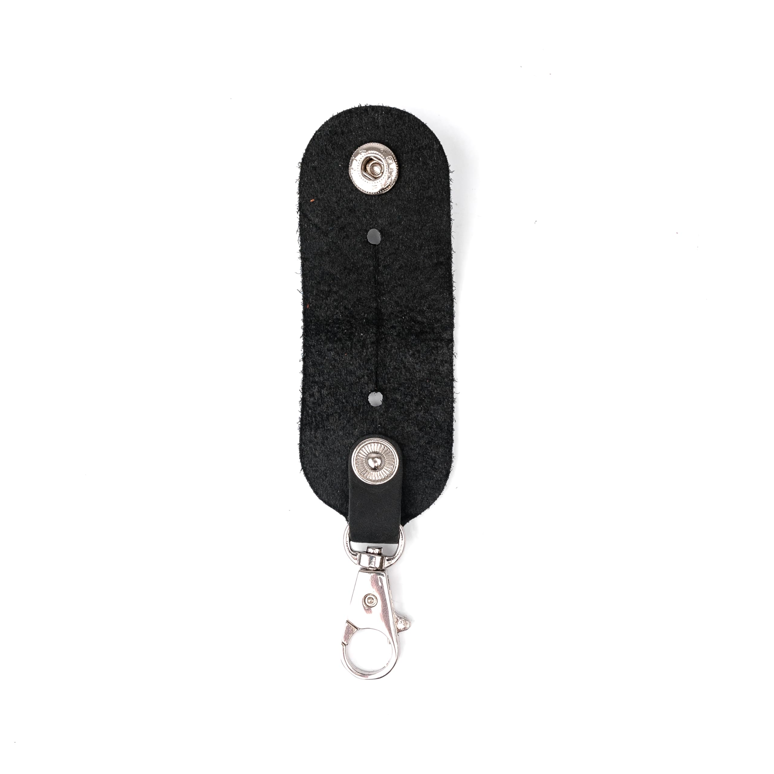 Genuine Crazy Horse Leather Drum Key Holder - Black & Cognac - Premium Drum Accessories for Musicians & Drummers - Perfect for Drum Kits, Practice Sessions & Live Performances