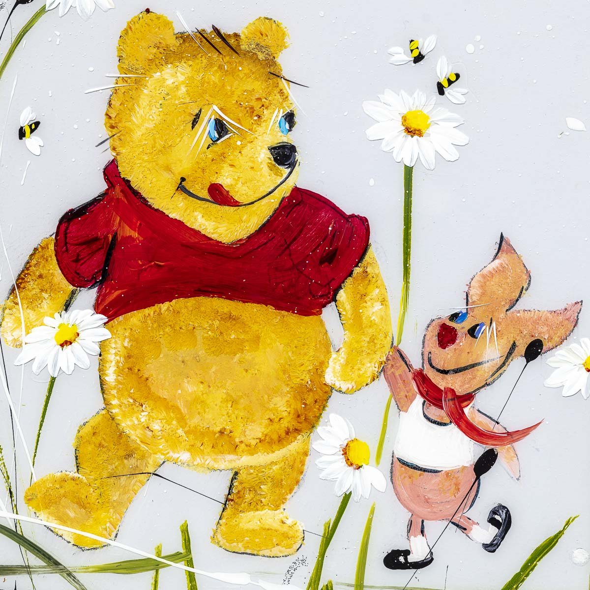 Original Set of 4 'Oh, Bother' Plush Toys - Perfect for Disney Fans, Collectors, and Winnie the Pooh Lovers - Great for Gifts, Home Decor, and Kids' Bedroom