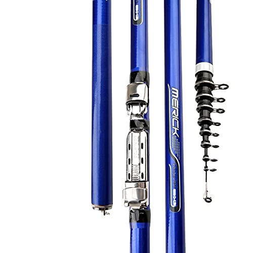 Carbon Fiber Telescopic Fishing Rod - 5.4m Lightweight Spinning Rod for Surf, Rock & Carp Fishing | Saltwater & Freshwater Use | Portable Travel Fishing Gear for Beginners & Pros