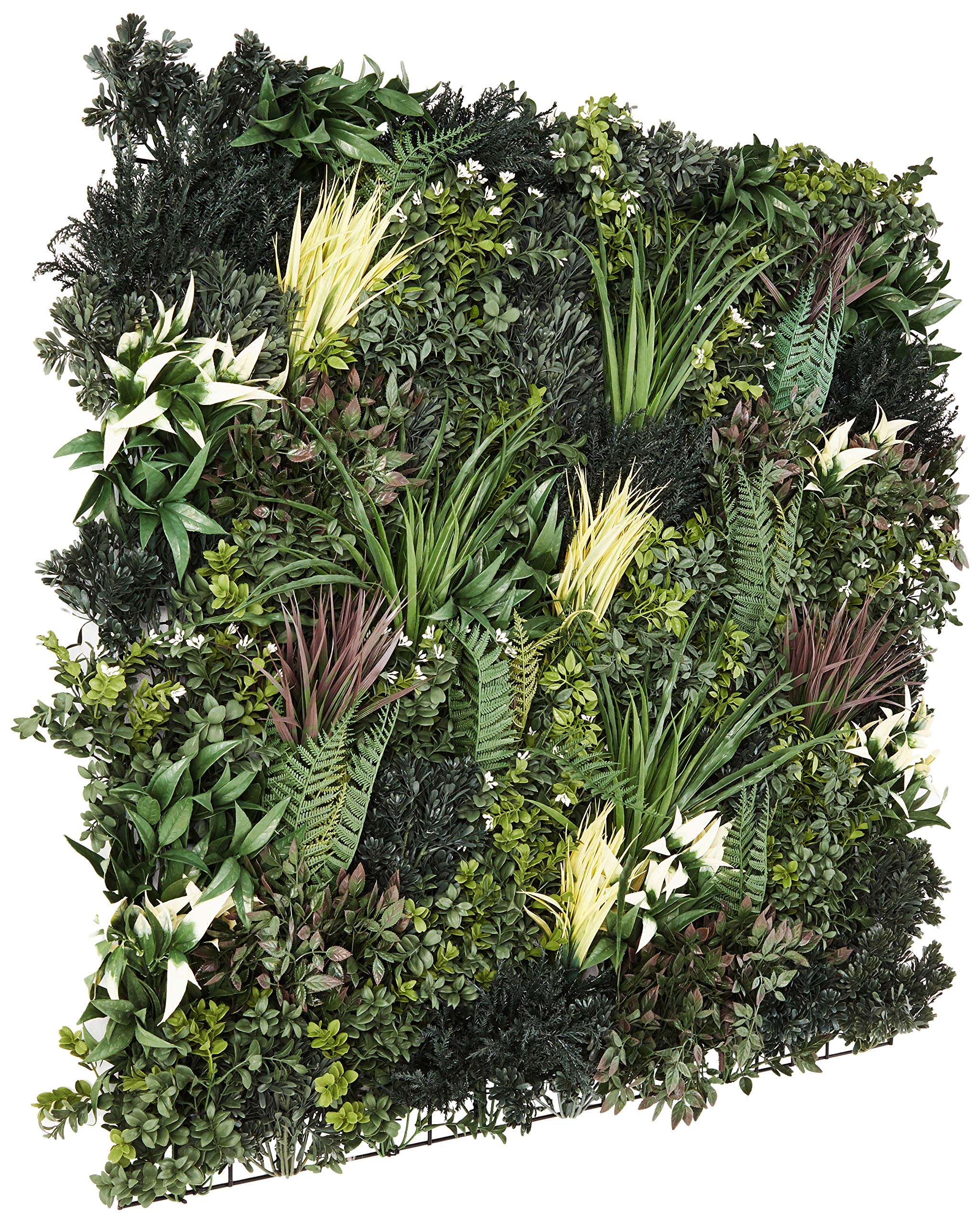 Nearly Natural 3ft x 3ft UV Resistant Artificial Green Wall Panel with Realistic Ferns - Perfect for Indoor & Outdoor Home Decor, Office Spaces, and Privacy Screening
