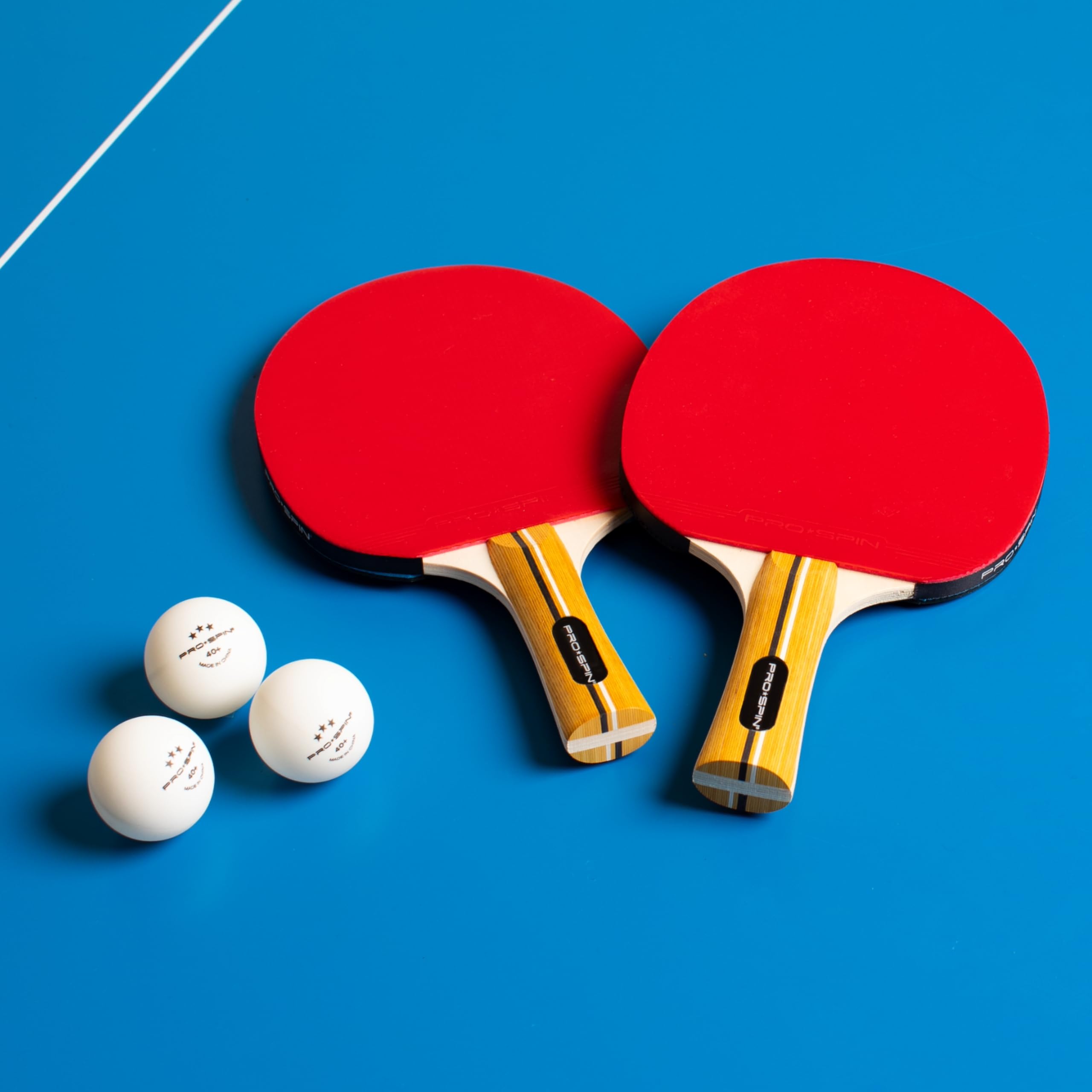 PRO SPIN 3-Star Premium White Table Tennis Balls - High-Performance 40+ ABS Ping Pong Balls for Professional Play | Durable for Indoor & Outdoor Use | Perfect for Tournaments, Training & Family Fun