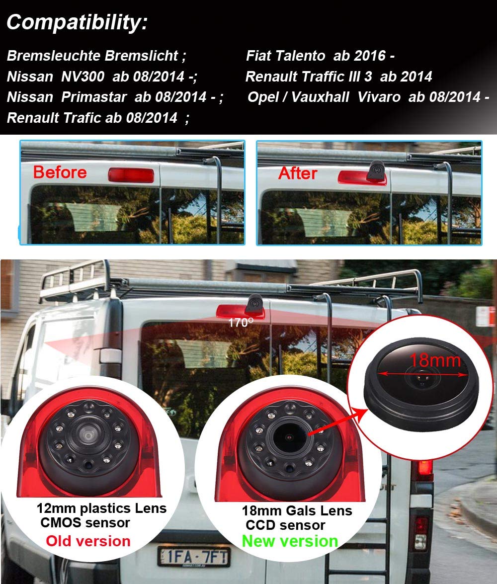 HD Backup Camera with 4.3
