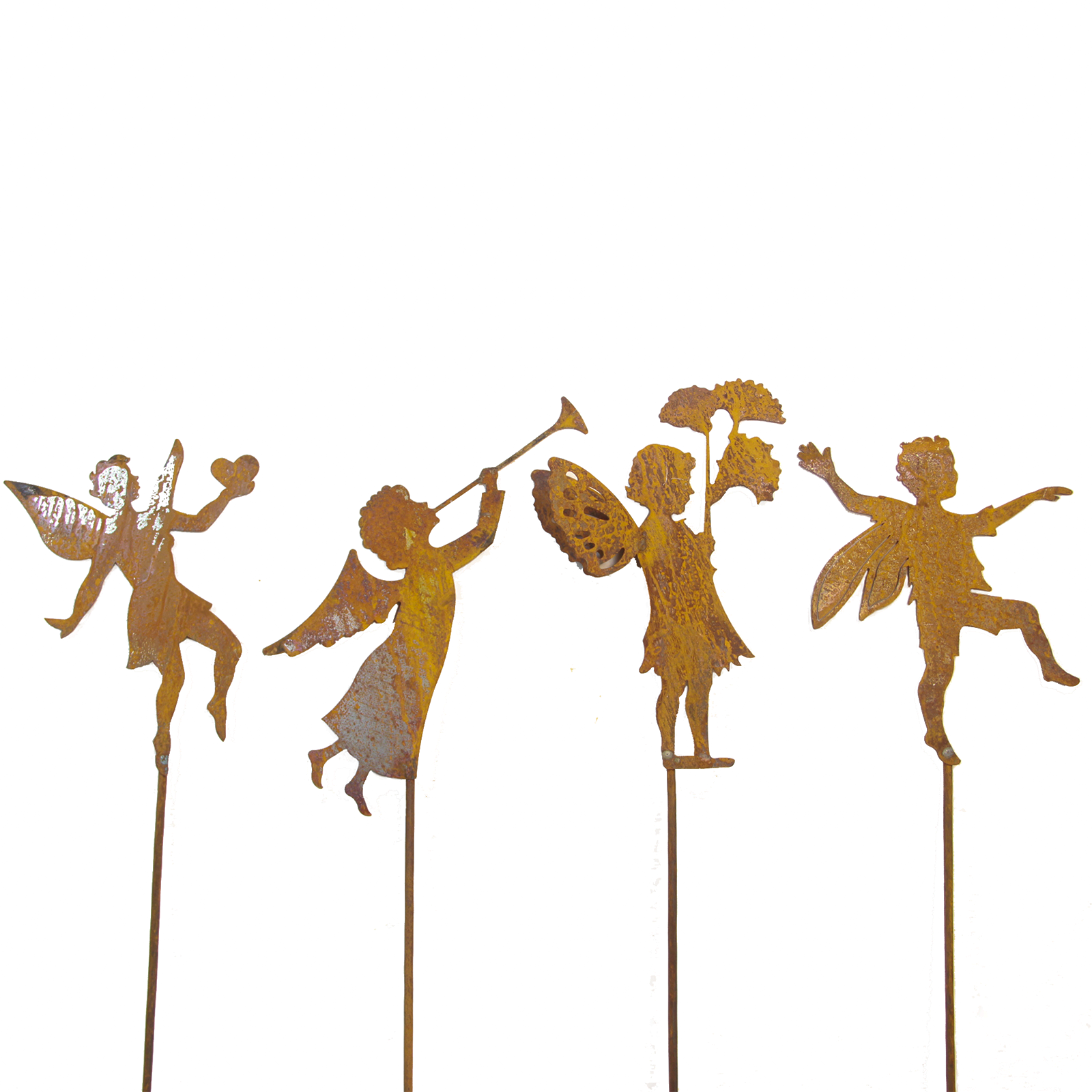 DE02020234 Angel Stake Set - Decorative Garden Stakes for Outdoor Yard Decor, Perfect for Flower Beds, Lawns, and Patio Landscaping