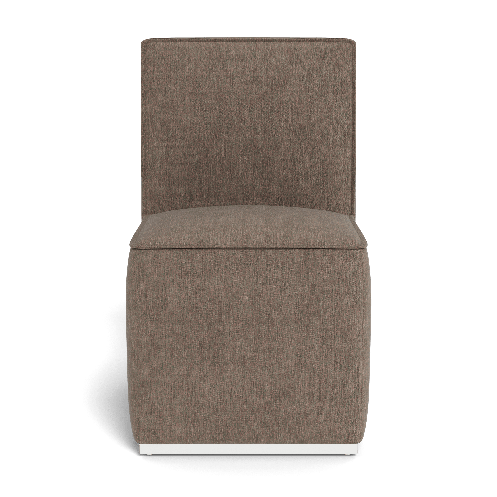 Santorini Outdoor Armless Dining Chair - Weather-Resistant Patio Furniture for Garden, Poolside, and Backyard Dining