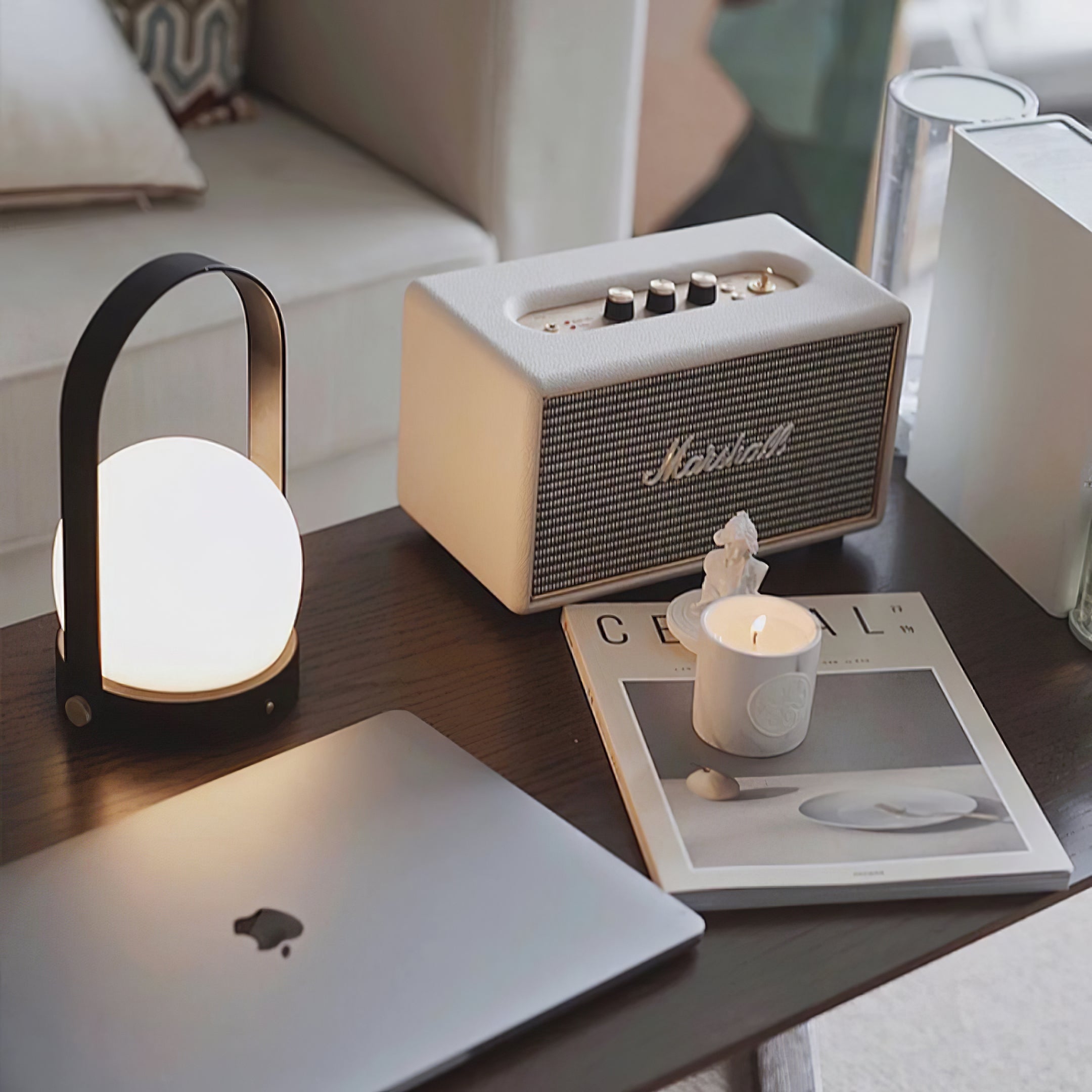 Carrie Rechargeable LED Table Lamp with Built-in Battery - Perfect for Bedroom, Living Room, and Office Lighting