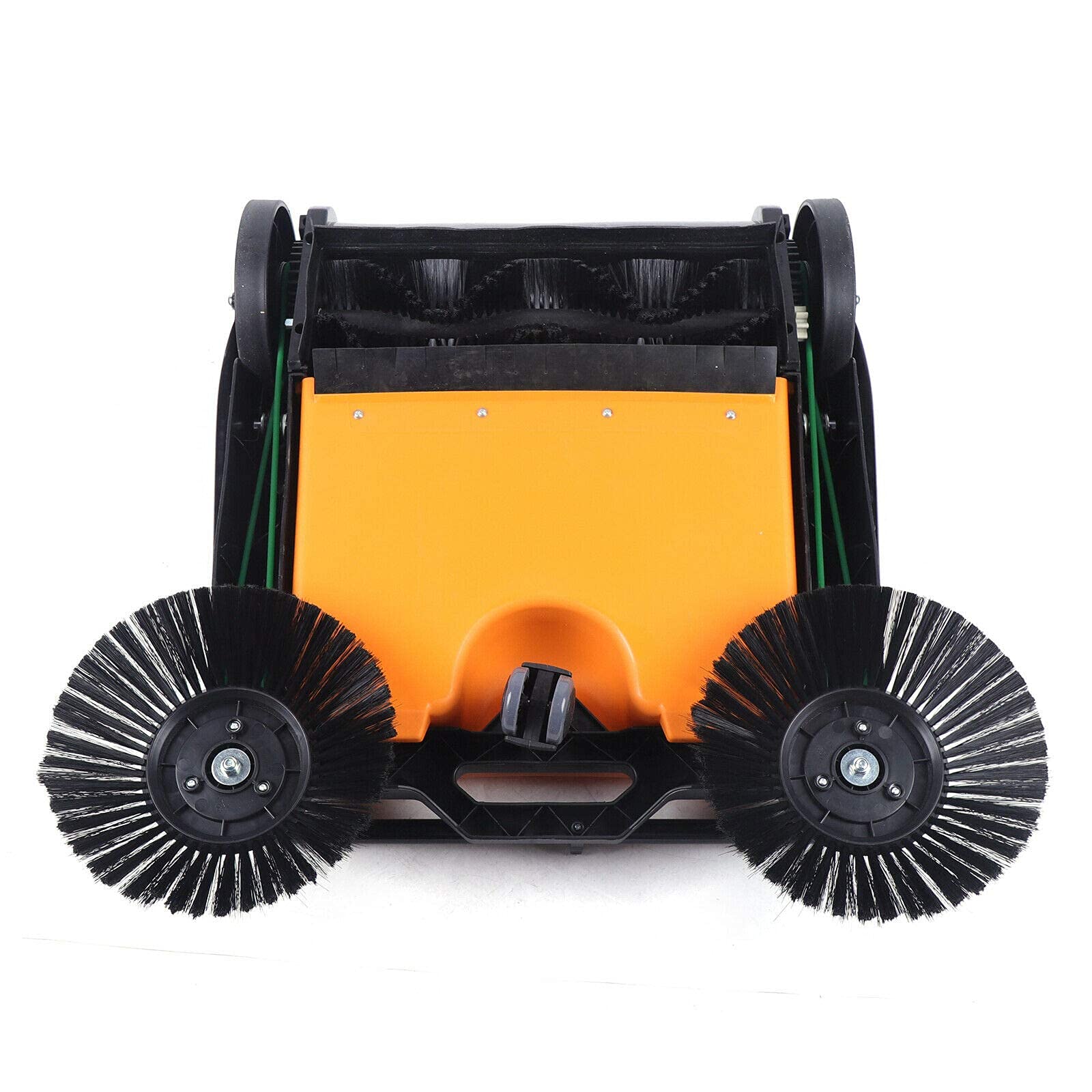 Industrial Manual Push Sweeper - 360° Rotating Floor Cleaning Tool for Carpet, Hardwood & Outdoor Surfaces | Perfect for Household, Commercial & Construction Sites | Backyard, Walkways, Lawns & Road Cleaning Solution