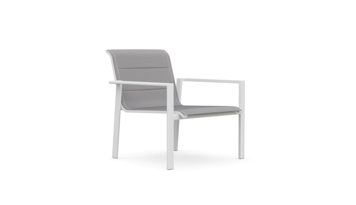 Amalfi Aluminum Outdoor Stackable Club Chairs Set of 2 - Lightweight Patio Furniture for Poolside, Garden & Backyard Relaxation