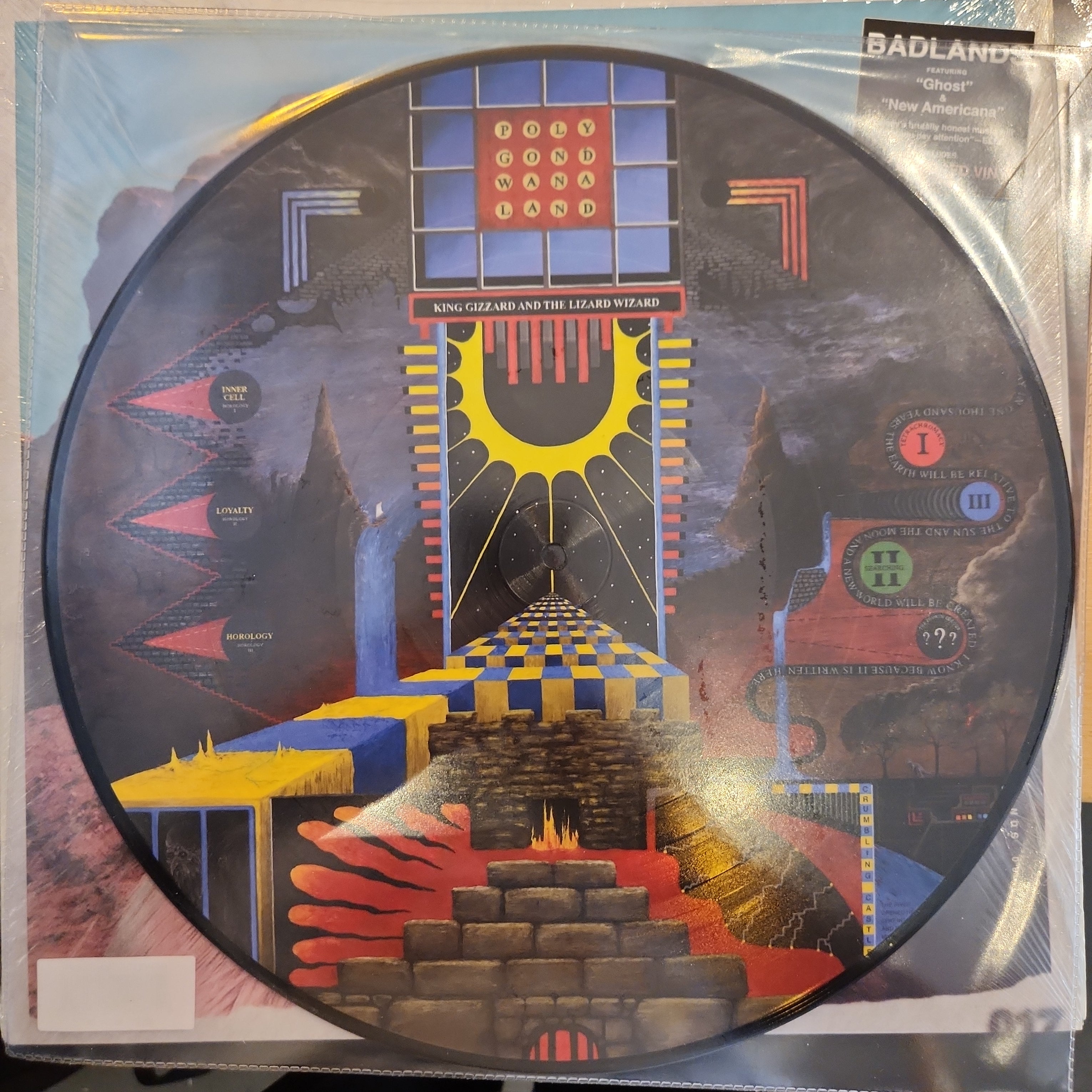 King Gizzard & the Lizard Wizard Polygondwanaland Picture Disc Vinyl LP - Limited Edition Collectible Record for Music Lovers & Vinyl Enthusiasts, Perfect for Home Listening & Gift Giving
