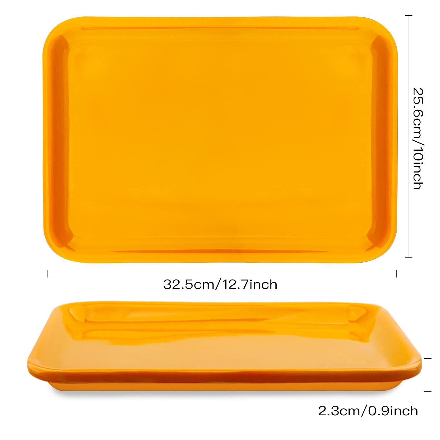 5-Piece Stackable Plastic Art Trays for DIY Crafts, Painting, Beads & Jewelry - 12.8 x 10 x 0.7 Inches - Multi-Purpose Organizer for Artists, Kids Activities & Home Decor Projects - Perfect for Craft Rooms, Classrooms & Creative Workspaces
