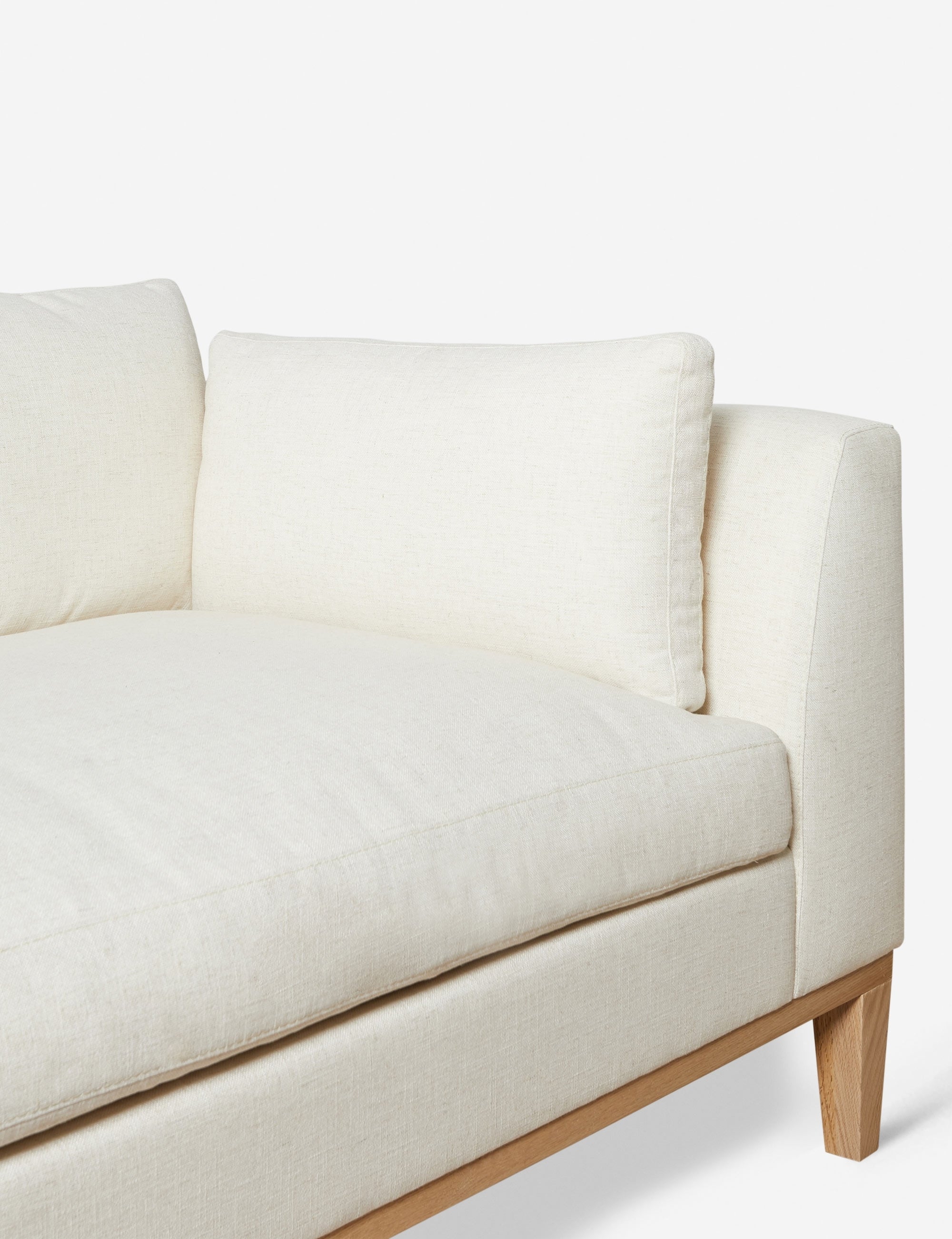 Charleston Sectional Sofa - Modern L-Shaped Couch with Reversible Chaise, Soft Fabric Upholstery for Living Room, Family Room & Home Theater Comfort