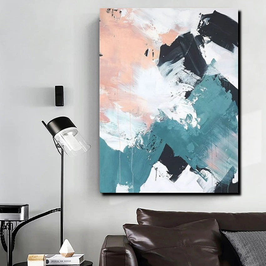 Contemporary Abstract Canvas Art - Large Modern Wall Painting for Bedroom Decor | Buy Online for Home & Office Interior Design