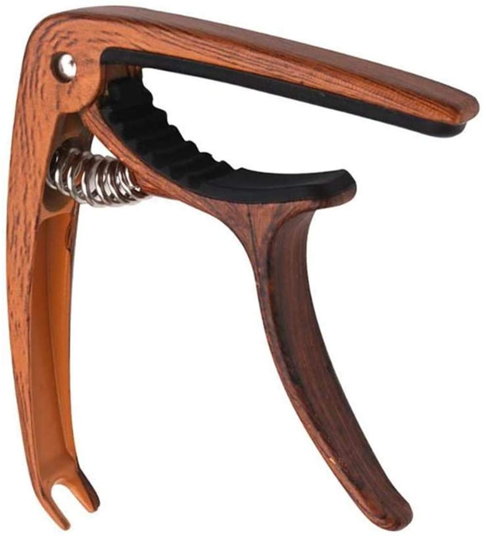 Professional Zinc Metal Guitar Capo - No Scratch Design for Acoustic/Electric Guitar, Ukulele, Bass & Banjo - Includes 2 Free Guitar Picks - Perfect for Live Performances, Studio Recording & Practice Sessions