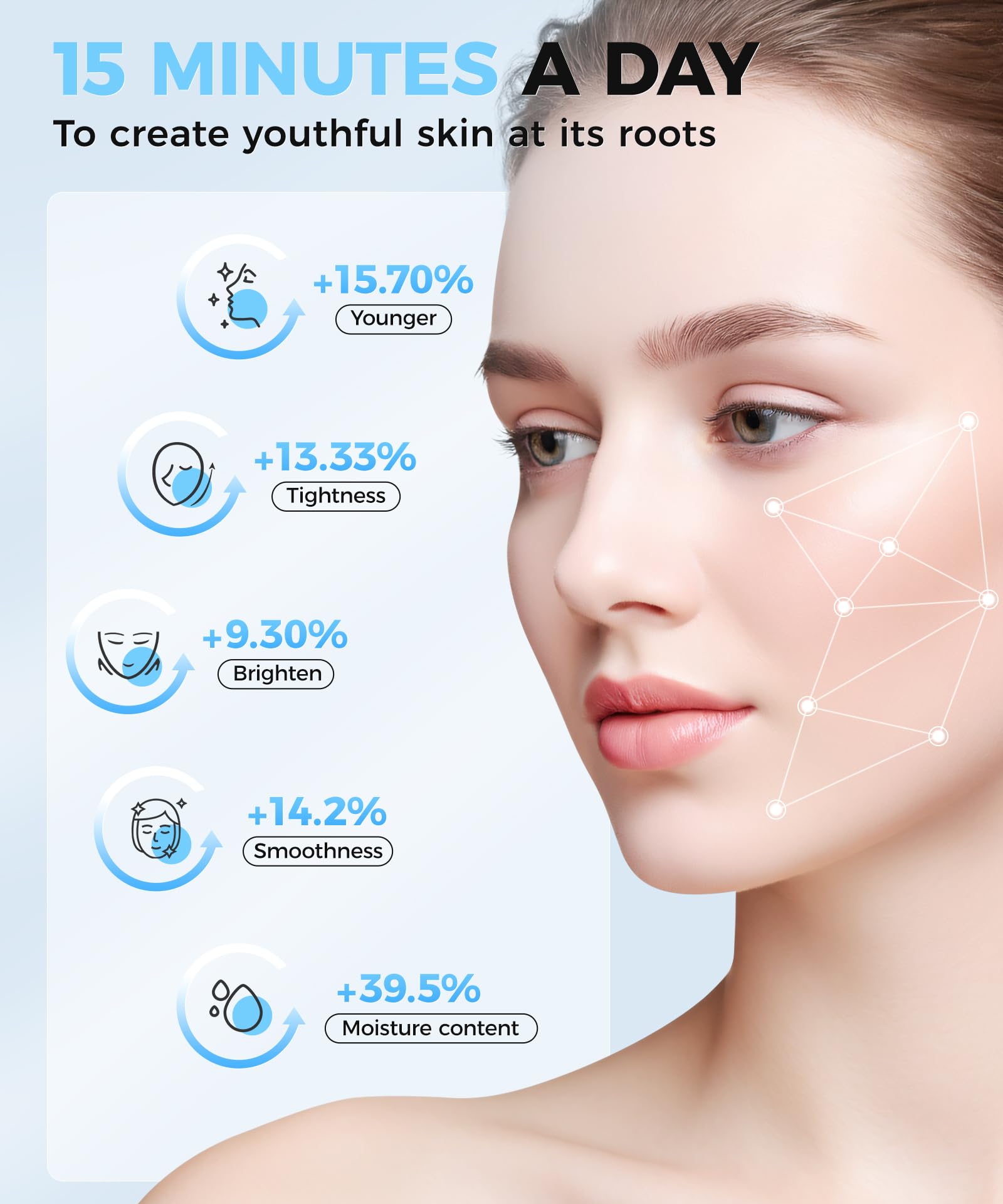 Yahi Red Light Therapy Mask for Face & Neck - 7 Color LED Light Therapy Device for Skin Care at Home | Anti-Aging, Wrinkle Reduction & Acne Treatment | Perfect for Daily Skincare Routine & Spa Treatments