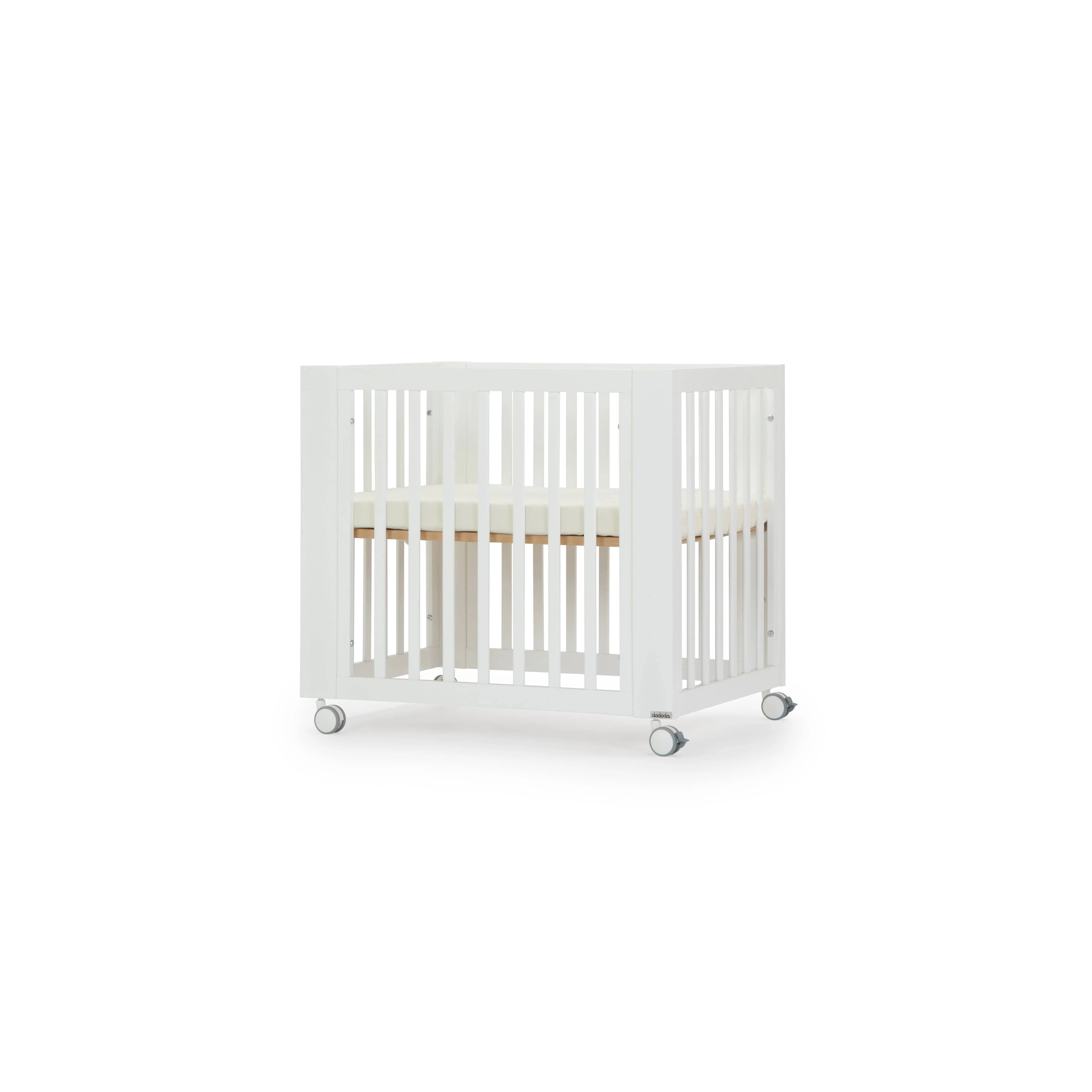 **Dadada Spirit 8-in-1 Convertible Baby Crib – Adjustable Height, Toddler Bed & Daybed – Safe & Stylish Nursery Furniture for Newborns to Teens – Perfect for Small Spaces & Modern Nurseries**