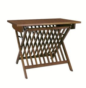 9015 Safari Foldable Computer Desk - Compact Home Office Desk for Small Spaces, Study & Work from Home - Durable & Space-Saving Writing Table