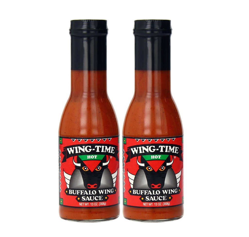 Wing Time Buffalo Wing Sauce - Hot & Spicy Flavor, 13 Oz (3-Pack) – Perfect for Wings, Dips, and Grilling at BBQs & Parties