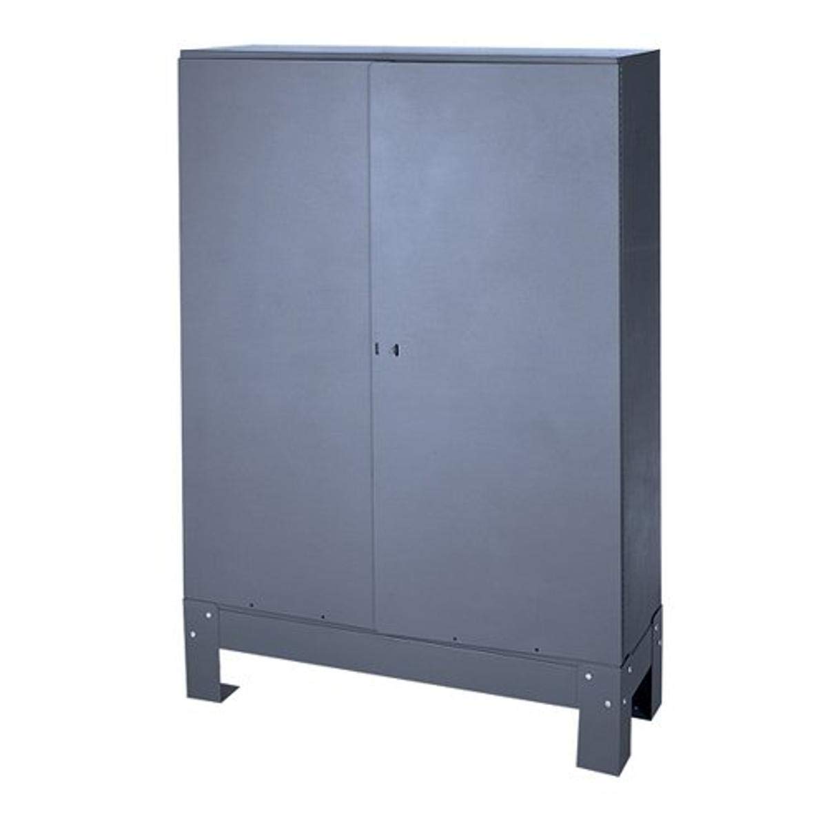 Durham 365-95 Gray Cold Rolled Steel Hinged Door Set for 9