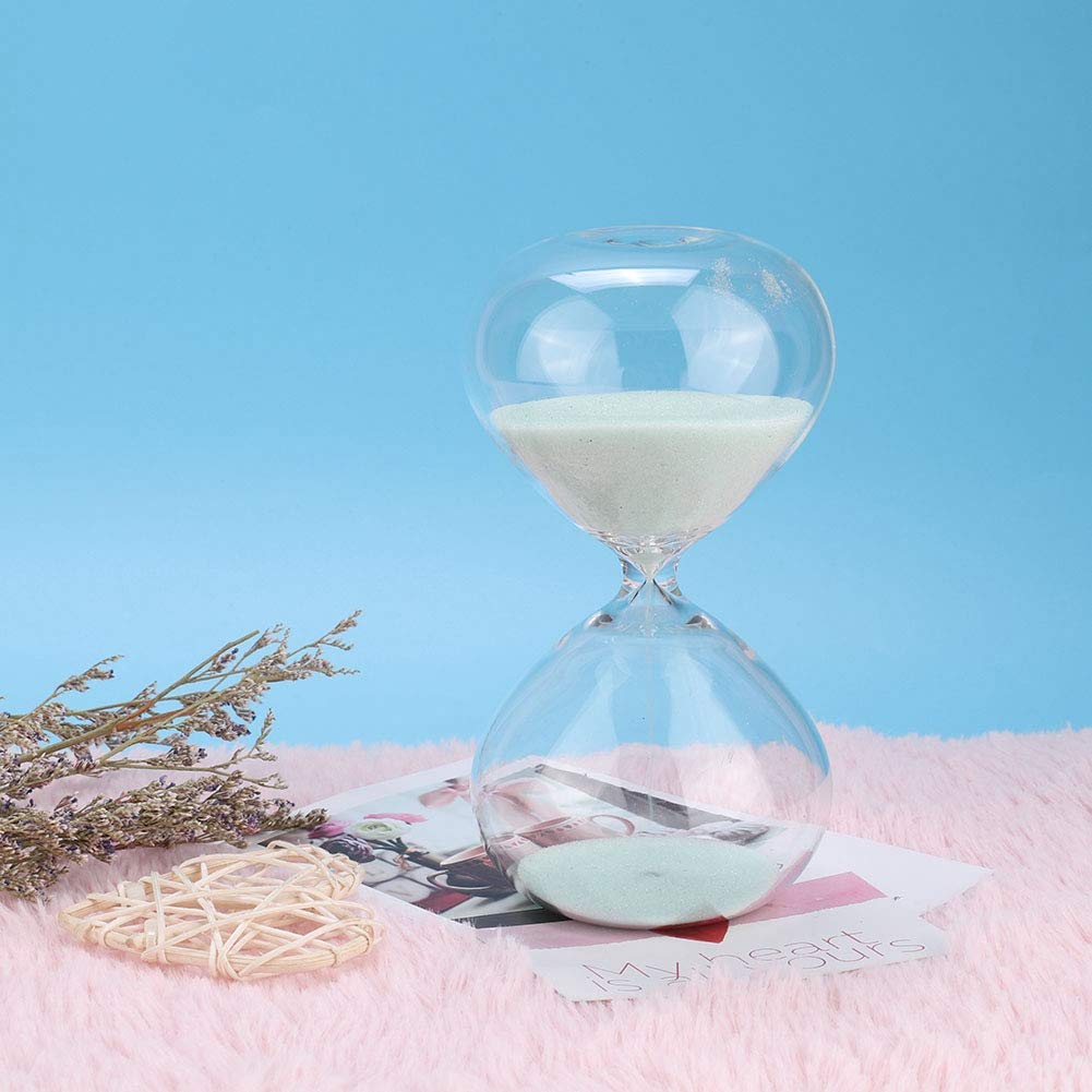 15 Minute Hourglass Sand Timer - Cylinder-Shaped Desktop Decoration for Office, Study & Meditation | Unique Birthday Gift Idea for Home & Office Decor
