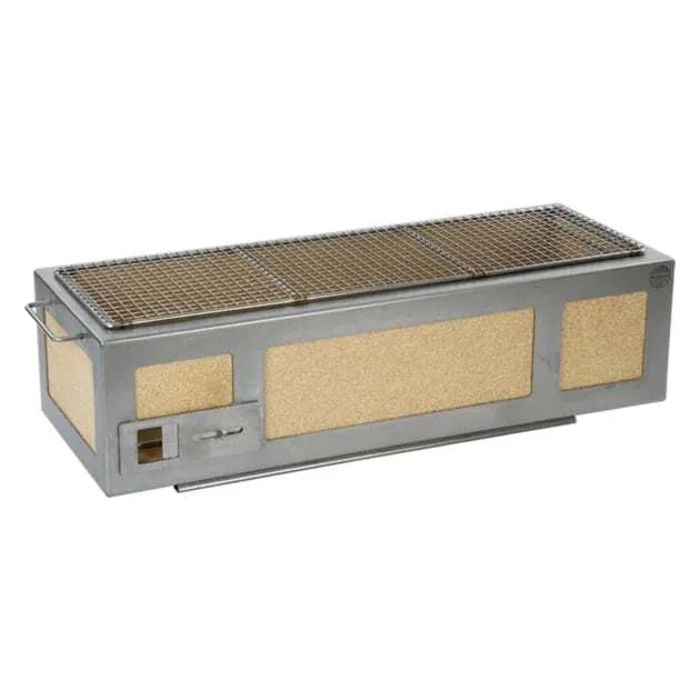 Premium Long Kasai Konro Grill with Durable Stainless Steel Frame V2 - Perfect for Japanese BBQ, Outdoor Cooking & Backyard Gatherings