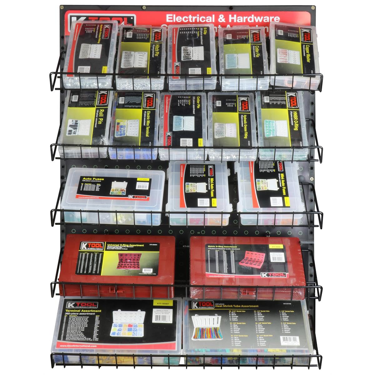 K Tool International Professional Automotive Service Kit Display - Essential for Car Repair Shops & DIY Mechanics