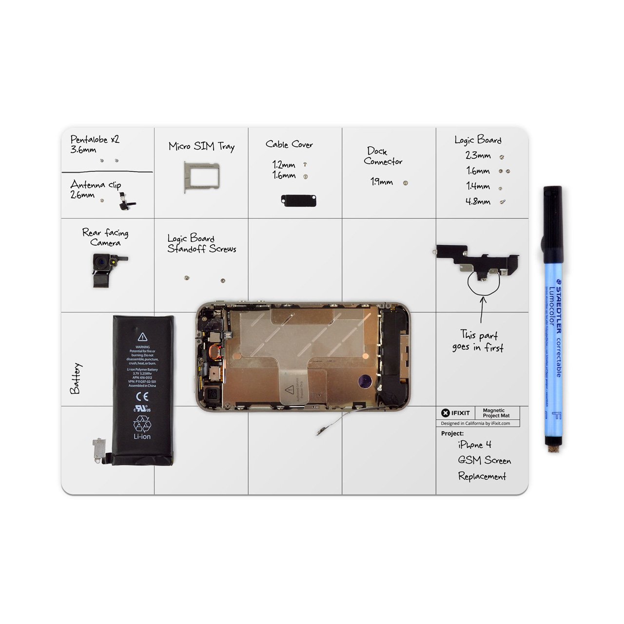 Pro Tech Toolkit with Magnetic Project Mat - 45-Piece Electronics Repair Set for Phones, Laptops, DIY - Perfect for Home Repairs & Tech Enthusiasts