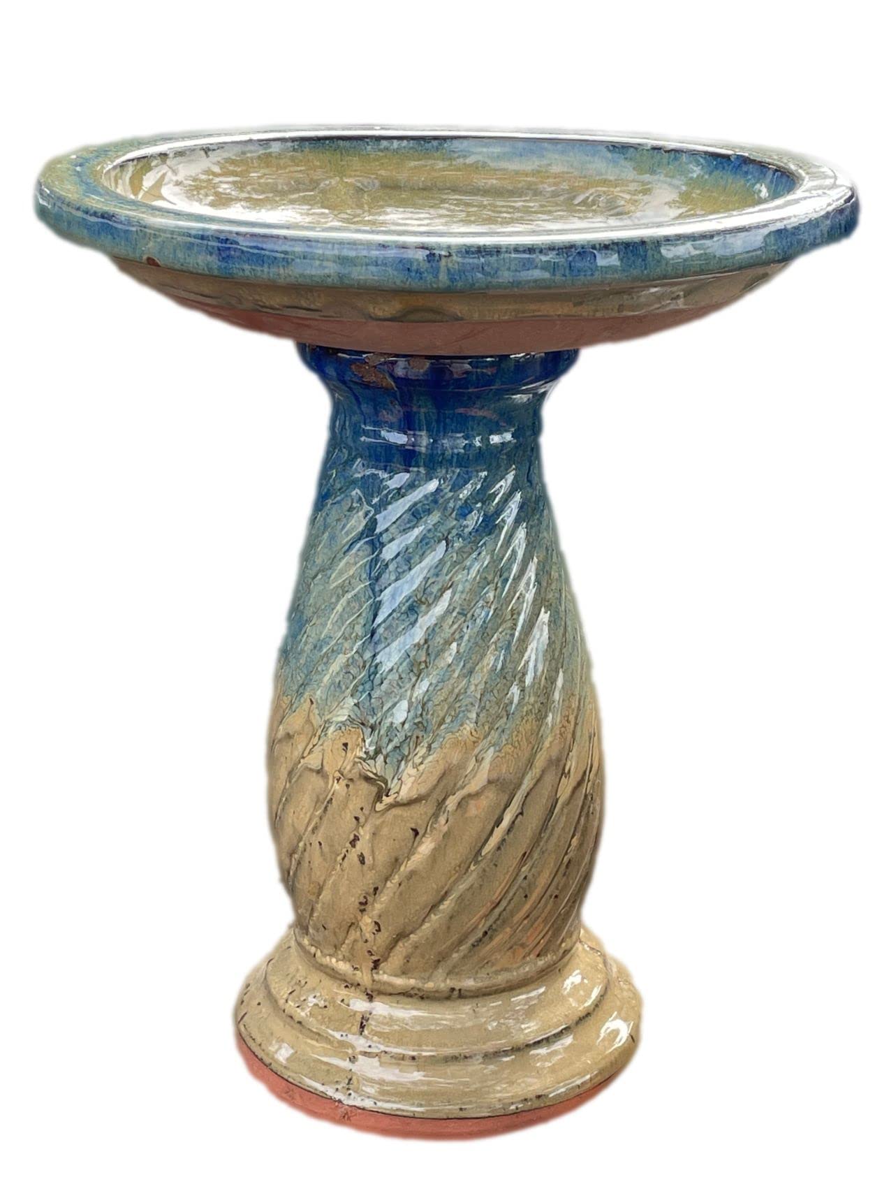 Small Ornate Bird Bath for Garden Decor - 12