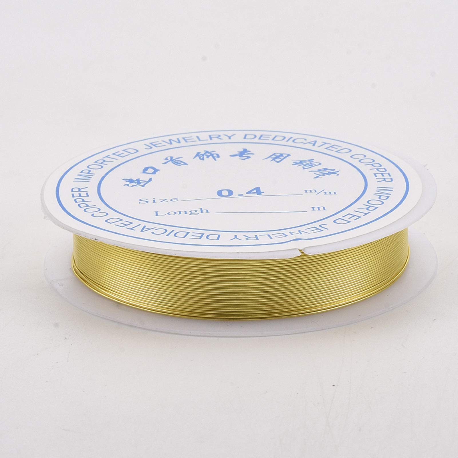 Afco DIY Jewelry Making Kit - 0.4mm Copper Beading Wire & Silver Cord for Handmade Bracelets, Necklaces & Craft Projects | Easy to Cut & Bend Jewelry Supplies