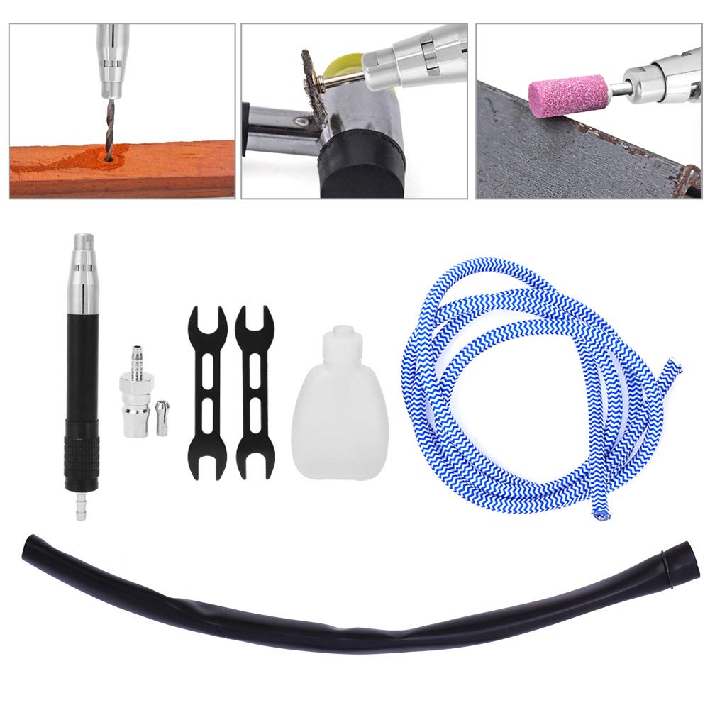Pneumatic Engraving Pen - 65000 RPM High Speed Air Grinder Tool for Metal, Wood & Glass Engraving | Industrial & DIY Craft Projects | Compressed Air Powered Easy Operation