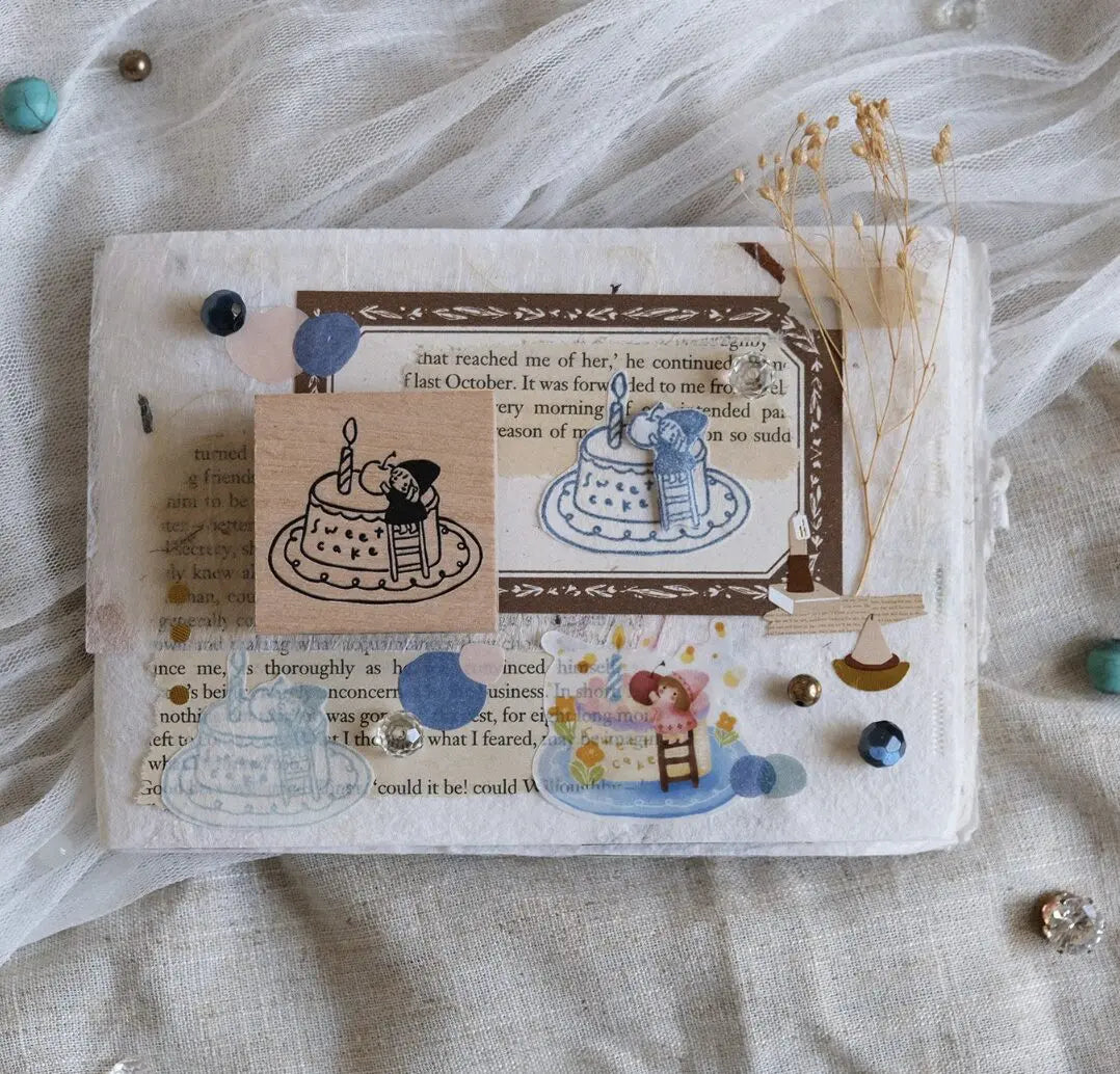 Eileen Tai Sweet Cake Stamps - DIY Scrapbooking, Card Making & Crafting Supplies for Baking Themed Projects