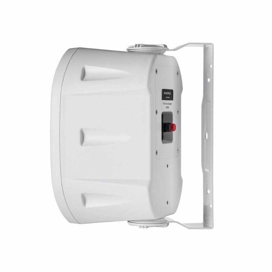 6.5 Inch Weatherproof Outdoor 2-Way Speakers with Wall Mount Bracket - Black or White (Pair) | BBQthingz® - Perfect for Patio, Poolside, and Backyard Entertainment