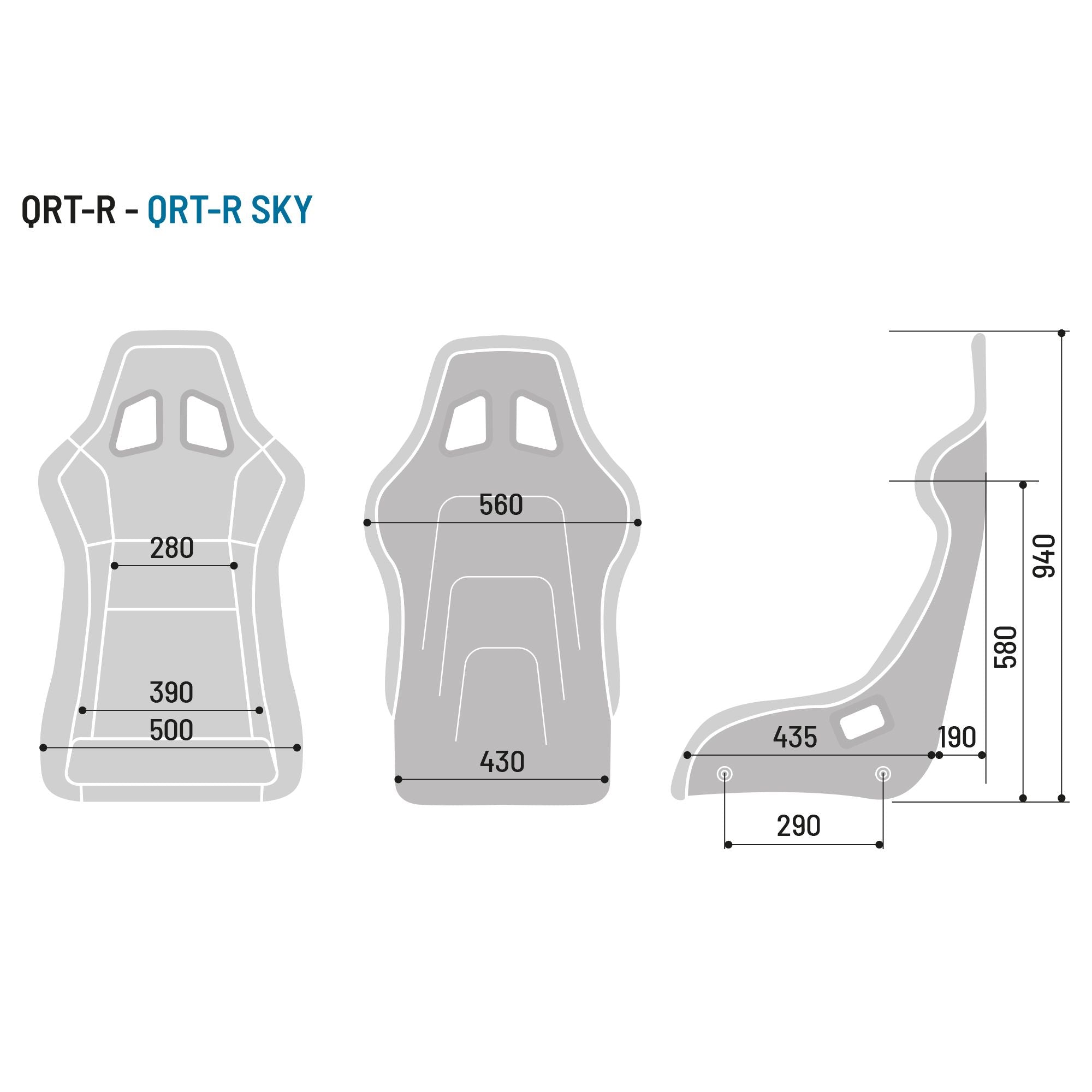 Sparco QRT R Fiberglass Racing Seat - Lightweight & Durable for Track, Drifting & Simulator Use