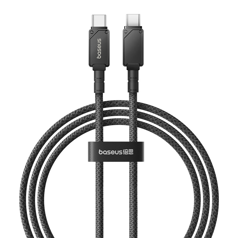 Baseus Unbreakable 100W USB-C to USB-C Fast Charging Cable 1M (3.3ft) - Durable & High-Speed Power Delivery for iPhone 15, MacBook, iPad, Samsung Galaxy - Perfect for Home, Office & Travel