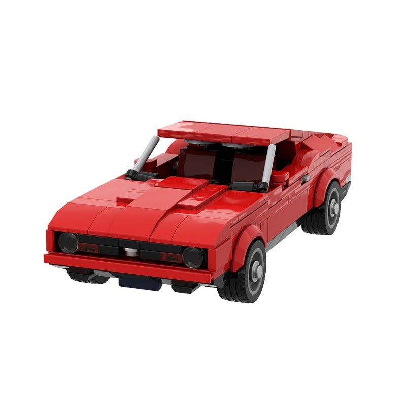 359pcs MOC 138347 1971 Ford Mustang Mach 1 Building Blocks Set - Gobricks Version - Perfect for Car Enthusiasts & LEGO Fans - Great Gift for Collectors & DIY Builders - Display Model for Home, Office or Car Show
