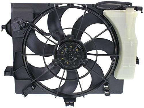 Radiator Fan Assembly Replacement for 2012-2017 Hyundai Accent - Cooling System Part - Perfect for Engine Overheating Prevention & Summer Driving