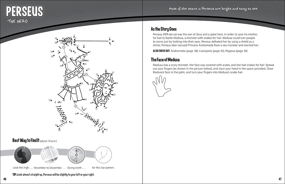 Constellations Activity Book for Kids - Learn Stars & Astronomy with Fun Stargazing Games & Puzzles | Perfect for Classroom, Homeschool & Outdoor Camping