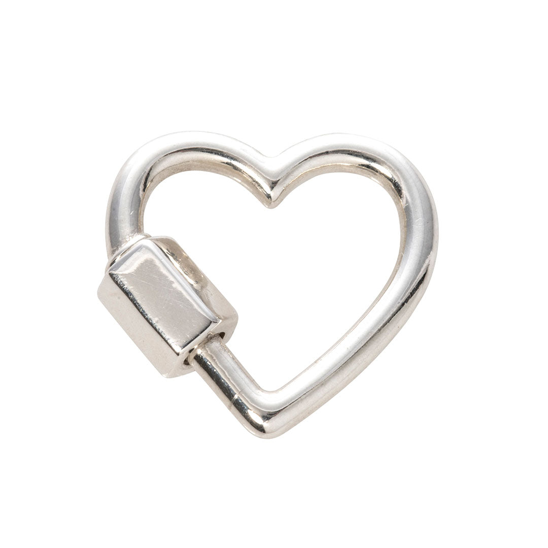 Marla Aaron Sterling Silver Heart Lock Necklace - Elegant Jewelry Gift for Women, Perfect for Valentine's Day, Anniversary & Special Occasions