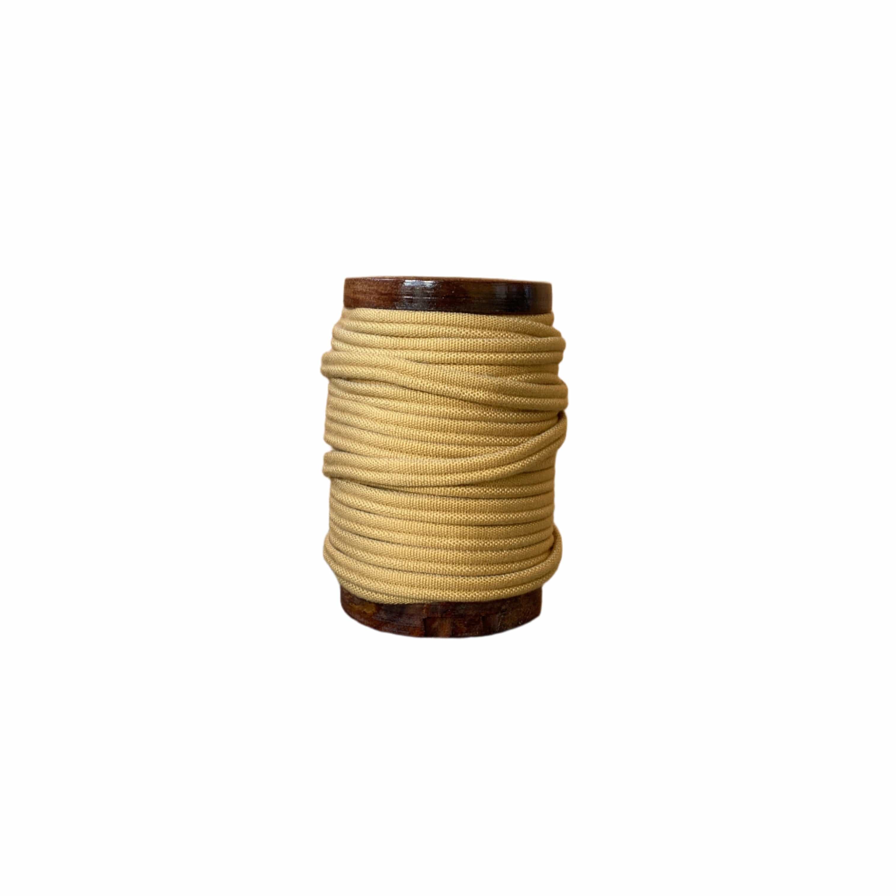 Yellow Double Piping Cord Trim - Premium Decorative Fabric Edge Trim for DIY Sewing, Upholstery & Home Decor Projects